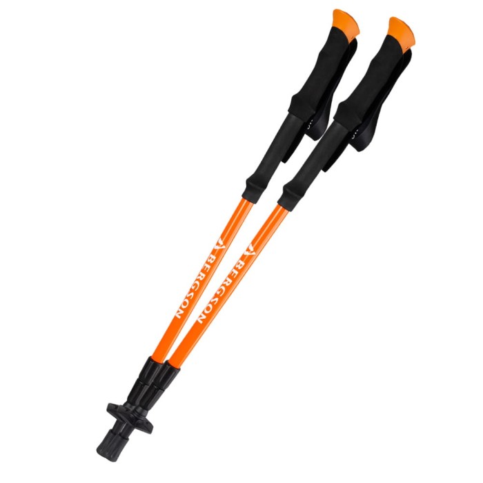 Kije Trekkingowe składane BTP-01 Orange