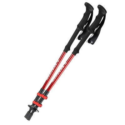 Kije Trekkingowe składane BTP-03 CARBON Red