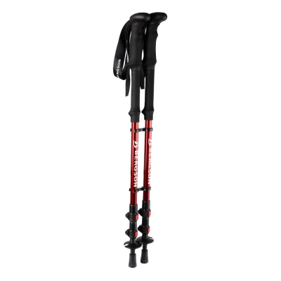Kije Trekkingowe składane BTP-03 CARBON Red