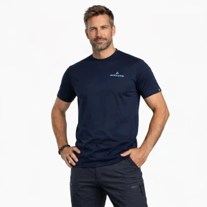 Koszulka Męska T-Shirt  ARCHO SL 26 Navy Blazer